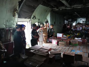 Bantuan untuk Korban Bencana Sumatera Dikirim Pakai Pesawat Hercules