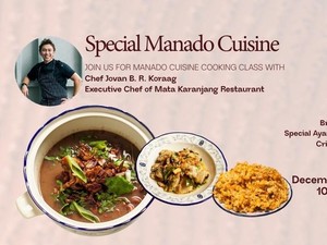 Eksplor 3 Menu Manado Lewat Kelas Masak Bareng Chef Jovan Yuk!