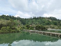 Pesona Danau Hijau Ulu Belu, Destinasi Liburan Unik di Tanggamus Lampung