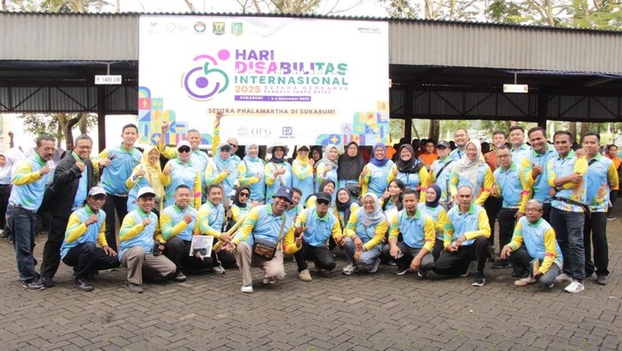 Fun Walk Warnai Peringatan Hari Disabilitas Internasional 2025 di Sukabumi