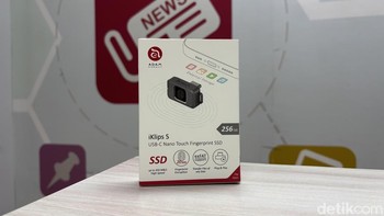 Adam Elements iKlips S adalah solusi penyimpanan eksternal yang cocok untuk pengguna iPhone maupun HP Android. Foto: Rizqy Nur Amalia/detikINET