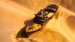 Kapal Harta Karun Usia 500 Tahun Ditemukan di Gurun, Penuh Emas