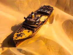 Bangkai Kapal Ditemukan di Gurun, Penuh Emas dan Gading