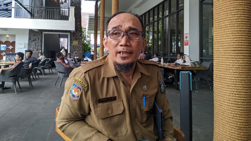 Kepala Dinas ESDM NTB, Samsudin, saat ditemui di Mataram, Senin (8/12/2025). (Ahmad Viqi/detikBali)