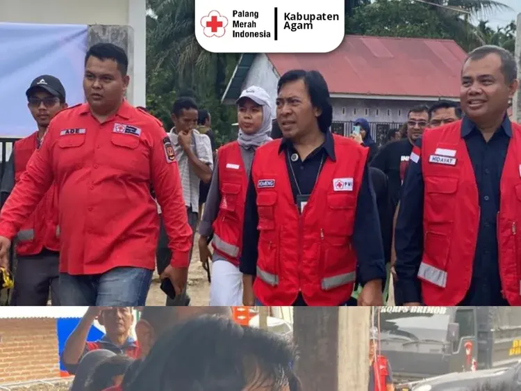 Aksi Komeng Jadi Relawan PMI Bantu Ceriakan Korban Banjir di Sumatera