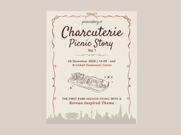 Pecinta Korea Kumpul! Piknik Charcuterie Vol. 1 Siap Mewarnai Akhir Tahunmu