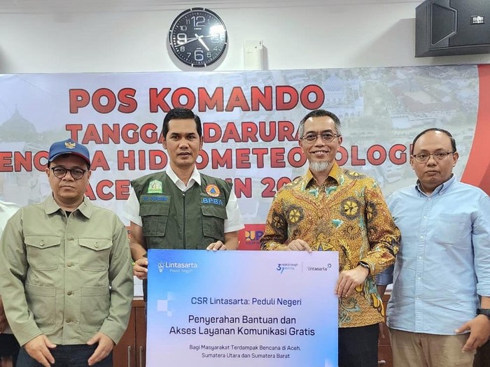 Lintasarta Beri Bantuan Digital-Kemanusiaan ke Wilayah Bencana di Sumatera