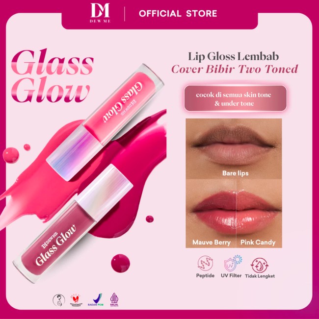 Lip Gloss Terbaik untuk Bibir Gelap & Two-Toned Lips
