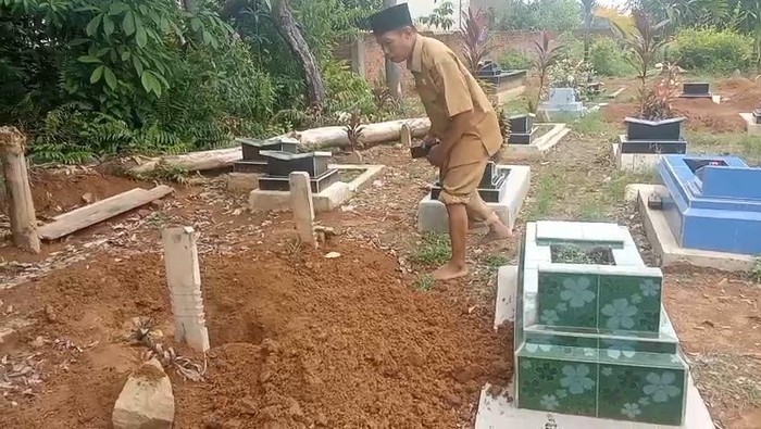 Makam di Musi Rawas yang Dibongkar Diduga untuk Pesugihan Diperbaiki