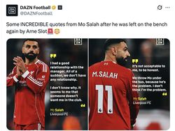 Mo Salah dan Slot Berseteru, Netizen Bandingkan dengan Ronaldo