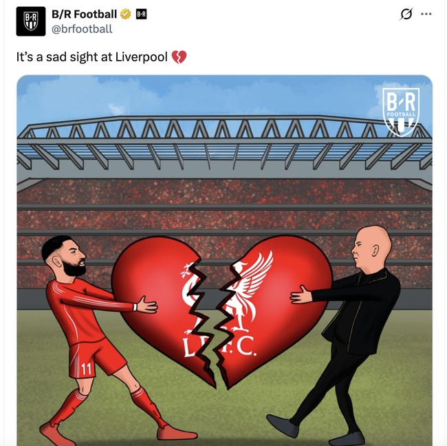 Mo Salah dan Slot Berseteru, Netizen Bandingkan dengan Ronaldo