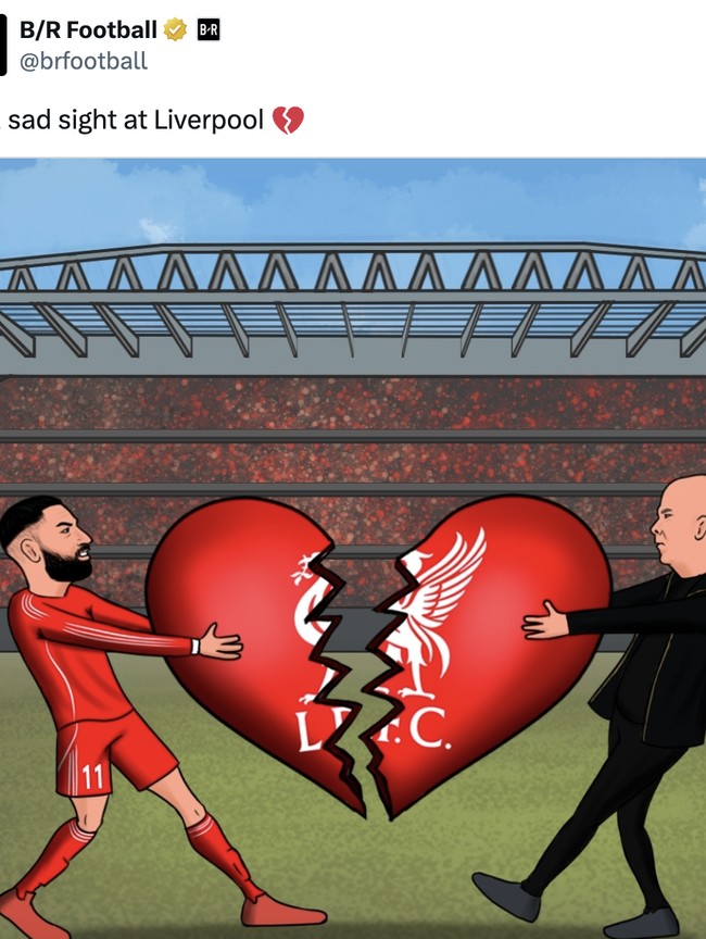 Mo Salah dan Slot Berseteru, Netizen Bandingkan dengan Ronaldo