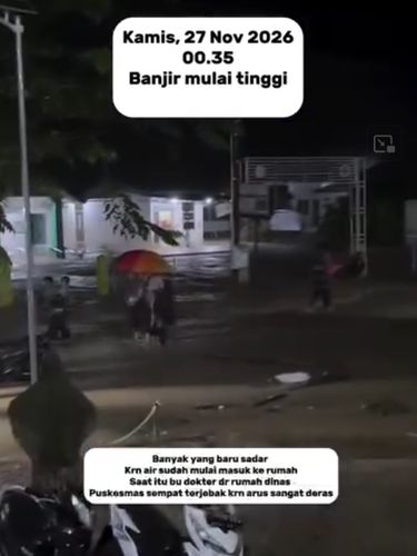 Banjir bandang hantam Meunasah Tunong, Aceh Timur, sejak 27 Nov. Warga mengungsi, listrik padam, komunikasi putus. Akses 5 desa terputus total. Butuh bantuan mendesak, unggahan suasana tersebut langsung viral di media sosial.