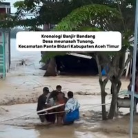 Banjir Bandang Aceh, Viral Guru Ungkap Detik-detik Mencekam Saat Air Meluap