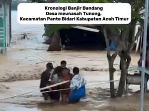 Banjir Bandang Aceh, Viral Guru Ungkap Detik-detik Mencekam Saat Air Meluap