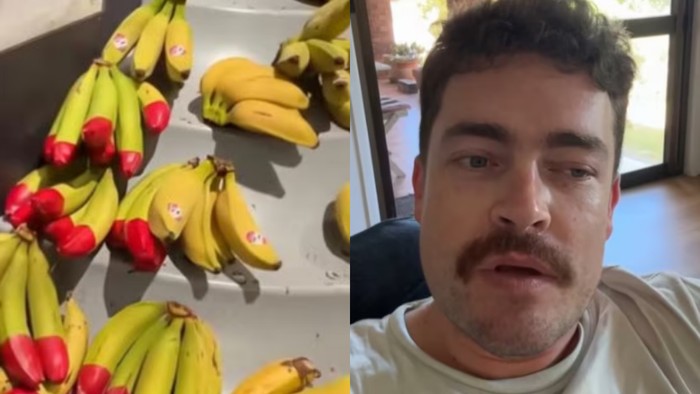 Misteri Pisang dengan Ujung Warna Merah di Australia Bikin Heboh Turis!