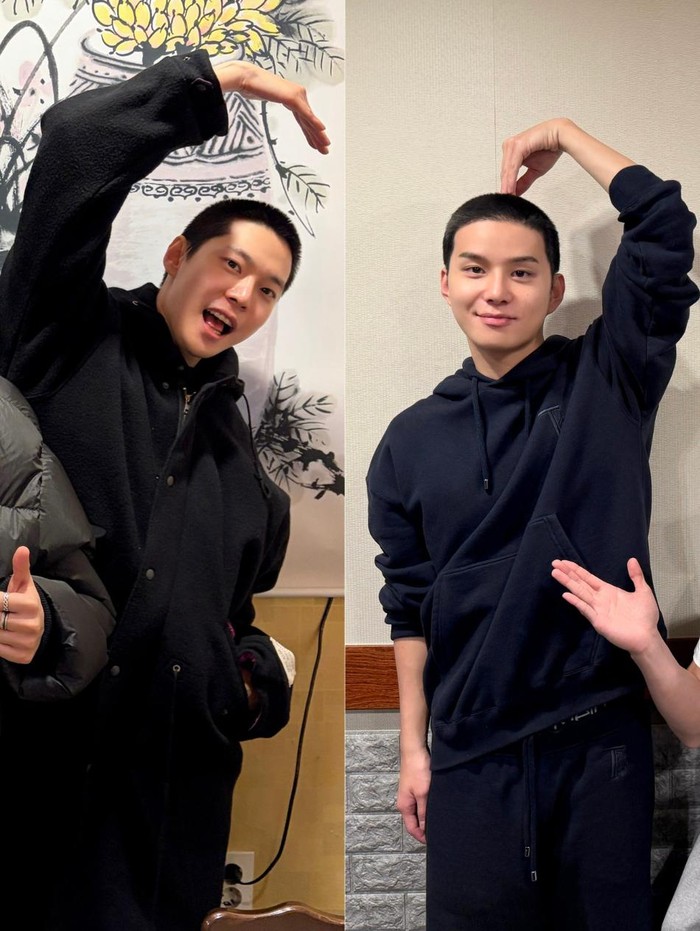 Doyoung dan Jungwoo NCT berangkat wamil.