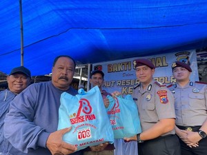 Peringati HUT Reserse Ke-78, Polda Kalsel Bagikan 500 Paket Sembako Gratis