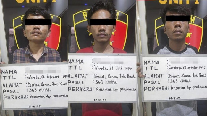 Beraksi di Bus Transjakarta, 3 Pencopet Ditangkap Polisi