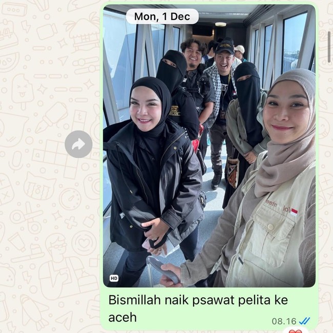 8 Hari 3 Penerbangan Dilalui Zaskia Mecca demi Korban Banjir-Longsor di Sumatera