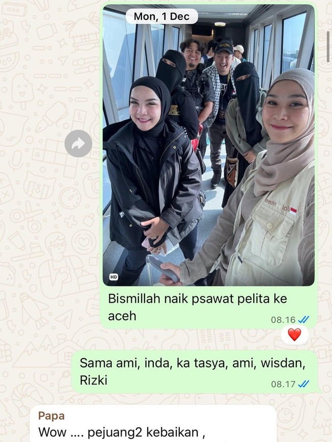 8 Hari 3 Penerbangan Dilalui Zaskia Mecca demi Korban Banjir-Longsor di Sumatera