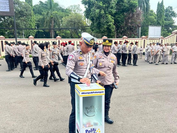 Program Polisi Baik, Polres Bogor Patungan Bantu Korban Bencana Aceh-Sumatera