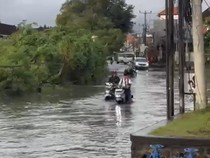 Jalan Kunti II Seminyak Banjir, Dipicu Tukad Mati Meluap