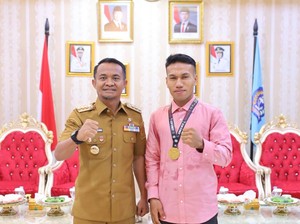Anggota Satpol PP Bone Raih Emas Kejurnas Kun Khmer 2025, Bupati Apresiasi