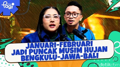 Januari-Februari Jadi Puncak Musim Hujan