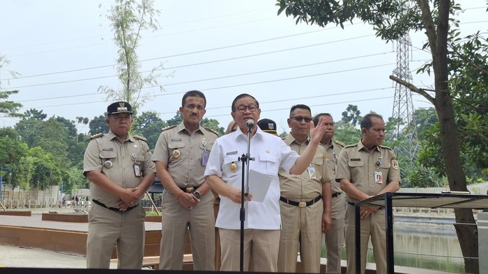 Pramono Resmikan Embung Lapangan Merah, Harap Kurangi Banjir di 3 RW Jagakarsa
