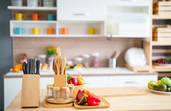 Ilustrasi meja dapur