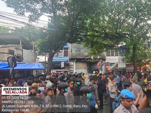 Kemensos Lakukan Asesmen Korban Kebakaran Gedung Terra Drone