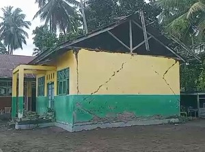 Gedung SD di Majene 4 Tahun Rusak Berat Akibat Gempa, Siswa-Guru Waswas