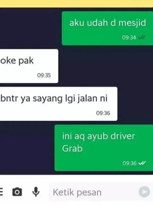 Malu Berat! Kumpulan Salah Kirim Chat Customer dan Driver Ojol