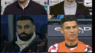 Meme Kocak Dulu Ronaldo Vs Ten Hag, Kini Salah Vs Slot