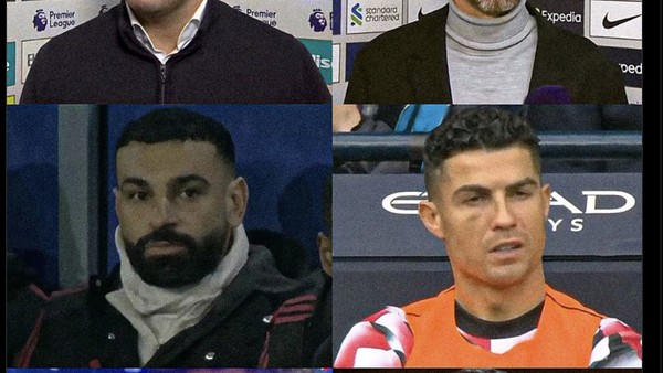 Meme Kocak Dulu Ronaldo Vs Ten Hag, Kini Salah Vs Slot