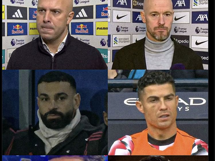 Meme Kocak Dulu Ronaldo Vs Ten Hag, Kini Salah Vs Slot
