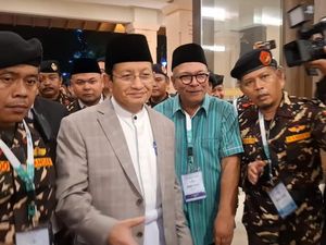 Menag Hadiri Rapat Pleno Penentuan Pj Ketum PBNU, Disambut Gus Ipul