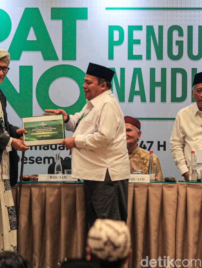 PBNU Salurkan Donasi Rp2 Miliar untuk Korban Bencana