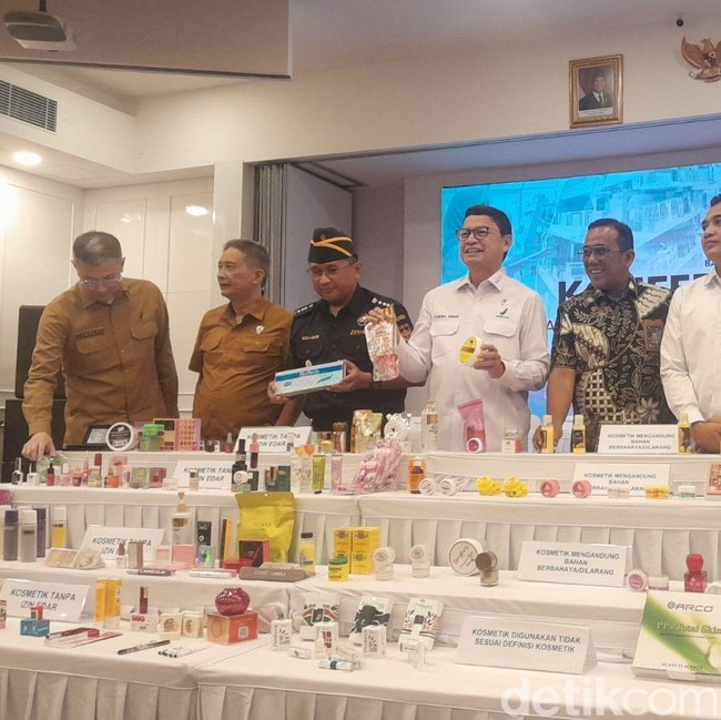 Penampakan Kosmetik Ilegal yang Diamankan BPOM, Ada Produk Mengandung Merkuri