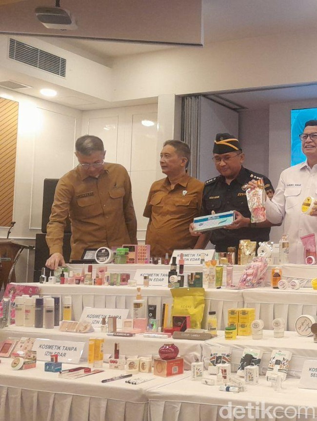 Penampakan Kosmetik Ilegal yang Diamankan BPOM, Ada Produk Mengandung Merkuri