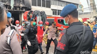 Pemadaman di Gedung Terra Drone Jakpus Selesai, 22 Orang Tewas
