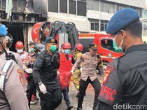 Pemadaman di Gedung Terra Drone Jakpus Selesai, 22 Orang Tewas