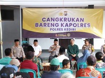 Cangkrukan Bareng Kapolres Kediri Hadirkan Ruang Dialog yang Lebih Akrab