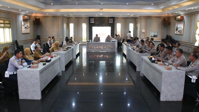 Polresta Malang Kota Gelar Rakor Perkuat Kesiapsiagaan Tanggap Bencana