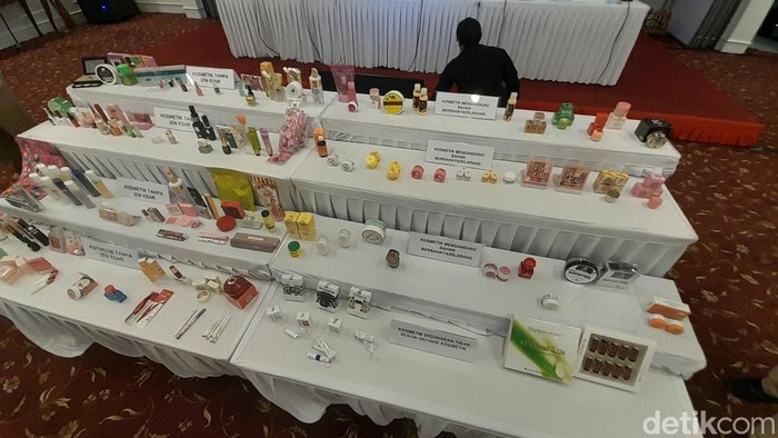 Produk ilegal yang dibongkar oleh BPOM RI.