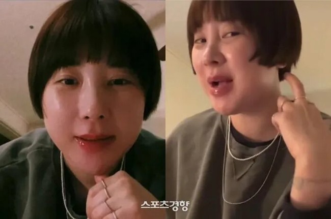 Personel girl group Jewelry, Seo In Young mengaku lebih bahagia setelah berat badannya naik saat siaran langsung. Ia kini bebas menikmati makanan tanpa pantangan, setelah sempat diet ketat saat aktif sebagai idol. Foto: Instagram