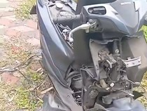 Motor Dipreteli Nangkring di TPU Ciputat Tangsel, Diduga Hasil Curian