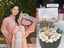 Titi Kamal Rayakan Ultah di Rumah, Dapat Banyak Kue Cantik!