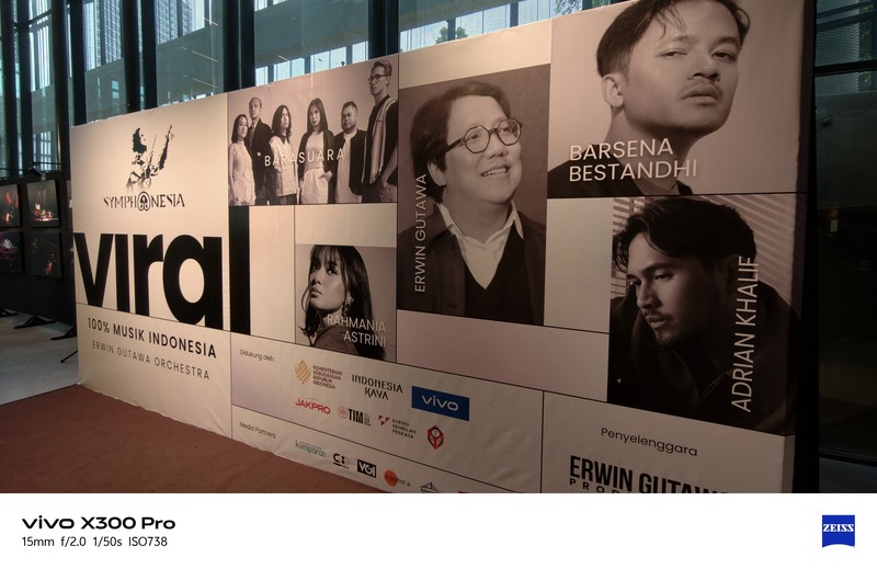 Vivo X300 Pro di konser Symphonesia